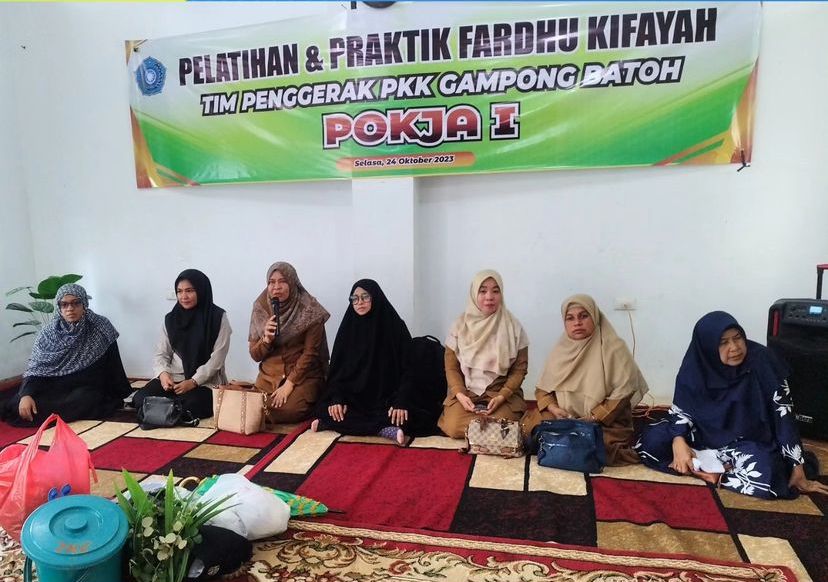 Camat Sukmawati Apresiasi Pelatihan Fardhu Kifayah Gampong Batoh