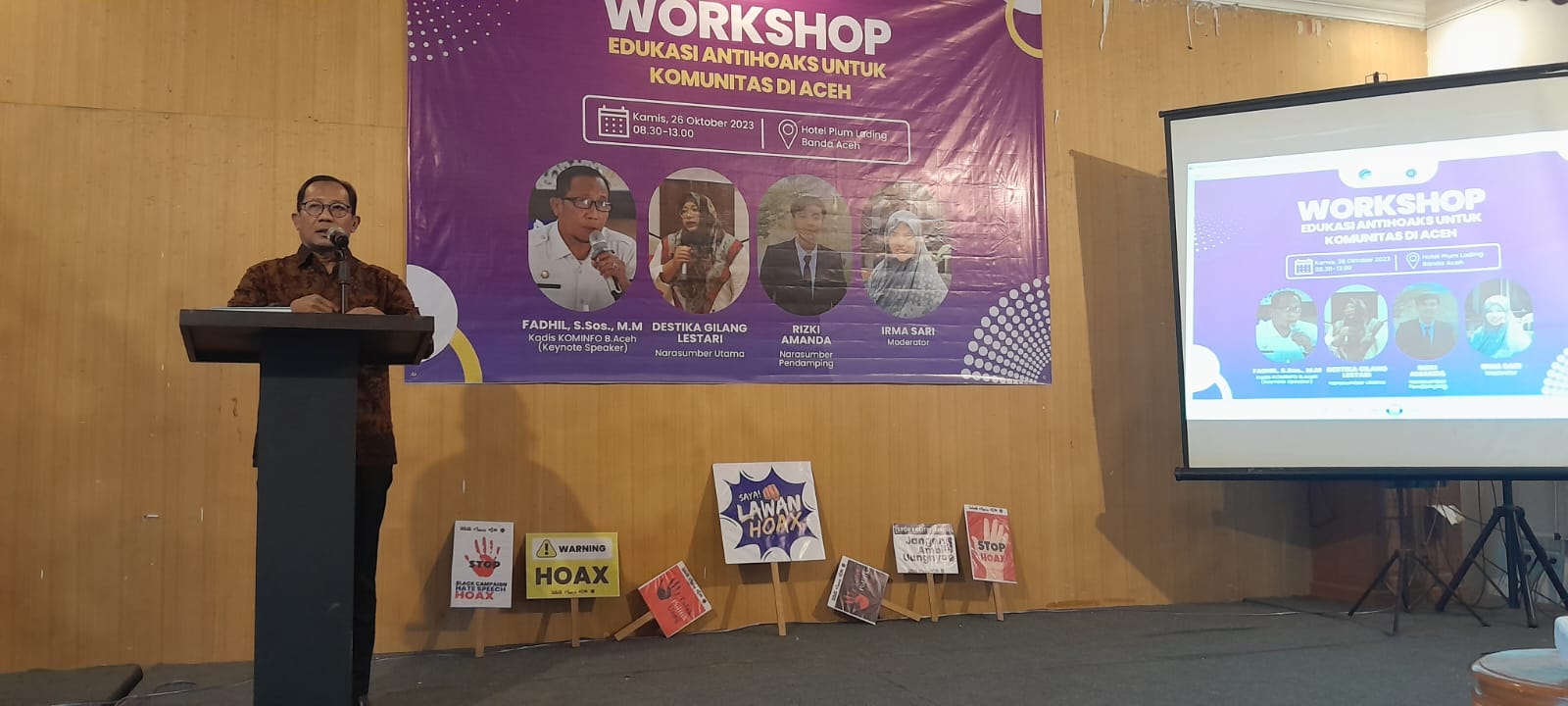 Kadiskominfotik Ajak Anak Muda Anti Hoax