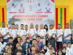 Ratusan Atlit Karate Rebut Trofi Kapolresta Banda Aceh