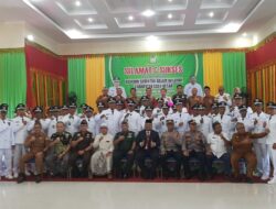 Kapolsek jajaran Polresta Banda Aceh hadiri Pelantikan 39 Keuchik Terpilih Serentak