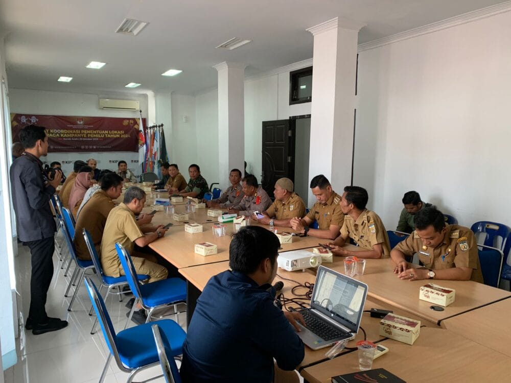 KIP Kota Banda Aceh, Forkopimda Gelar Rakor Terkait Alat Peraga Kampanye