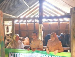 Camat Lueng Bata Serahkan Bantuan Pangan Hewani di Gampong Cot Mesjid