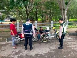 Polsek Ulee Lheue Antisipasi Balapan Liar Sebelum Sholat Jumat