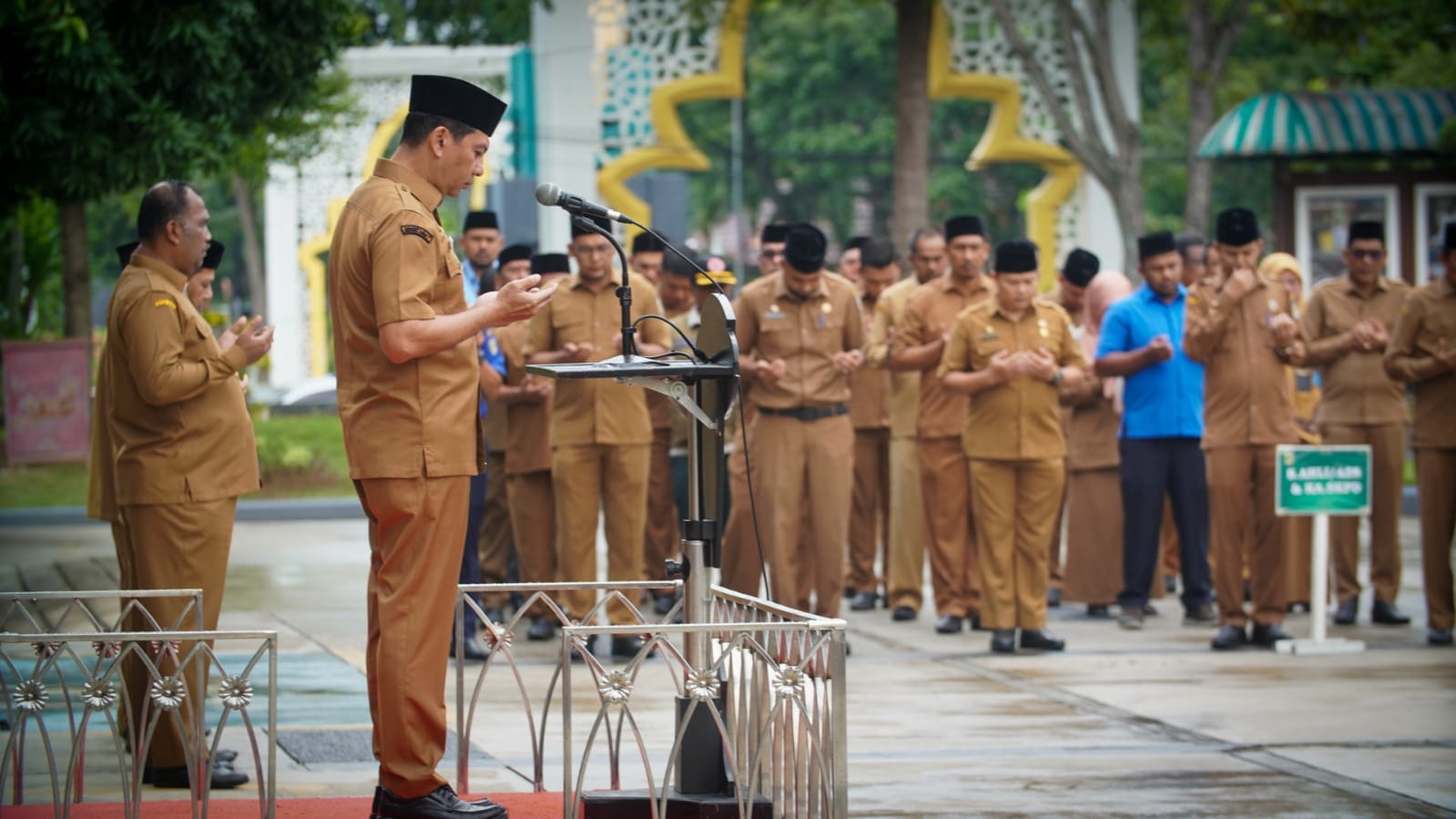 Pj Sekdako Banda Aceh Pimpin Apel Gabungan Peringatan Hari Sumpah Pemuda dan Hari Pahlawan