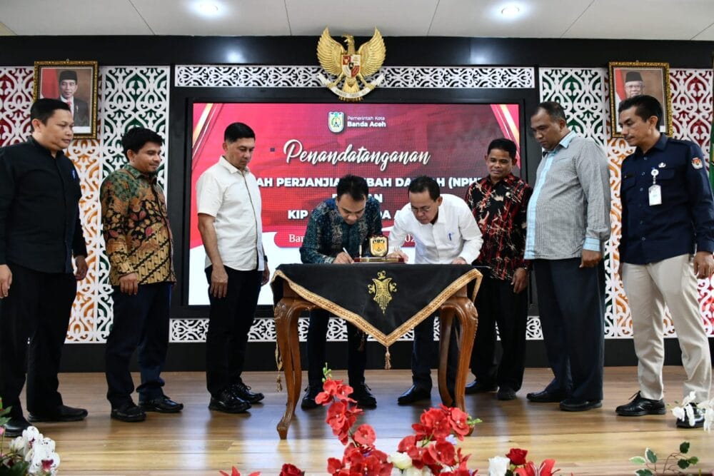 Komitmen Sukseskan Pilkada 2024, Pemko Banda Aceh Teken NPHD dengan KIP