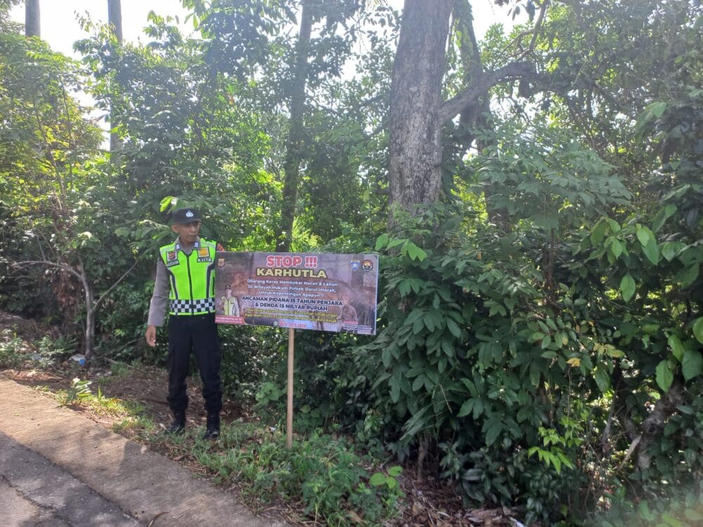 Polsek Darul Imarah Lakukan Sosialisasi Dan Edukasi Kepada Warga