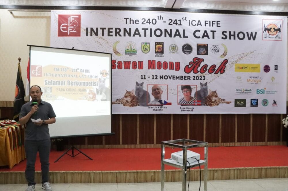 Kapolresta Banda Aceh Buka Kegiatan Internasional Cat Show