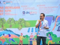 Pj Amiruddin Sapa Masyarakat di CFD Bersama KPK