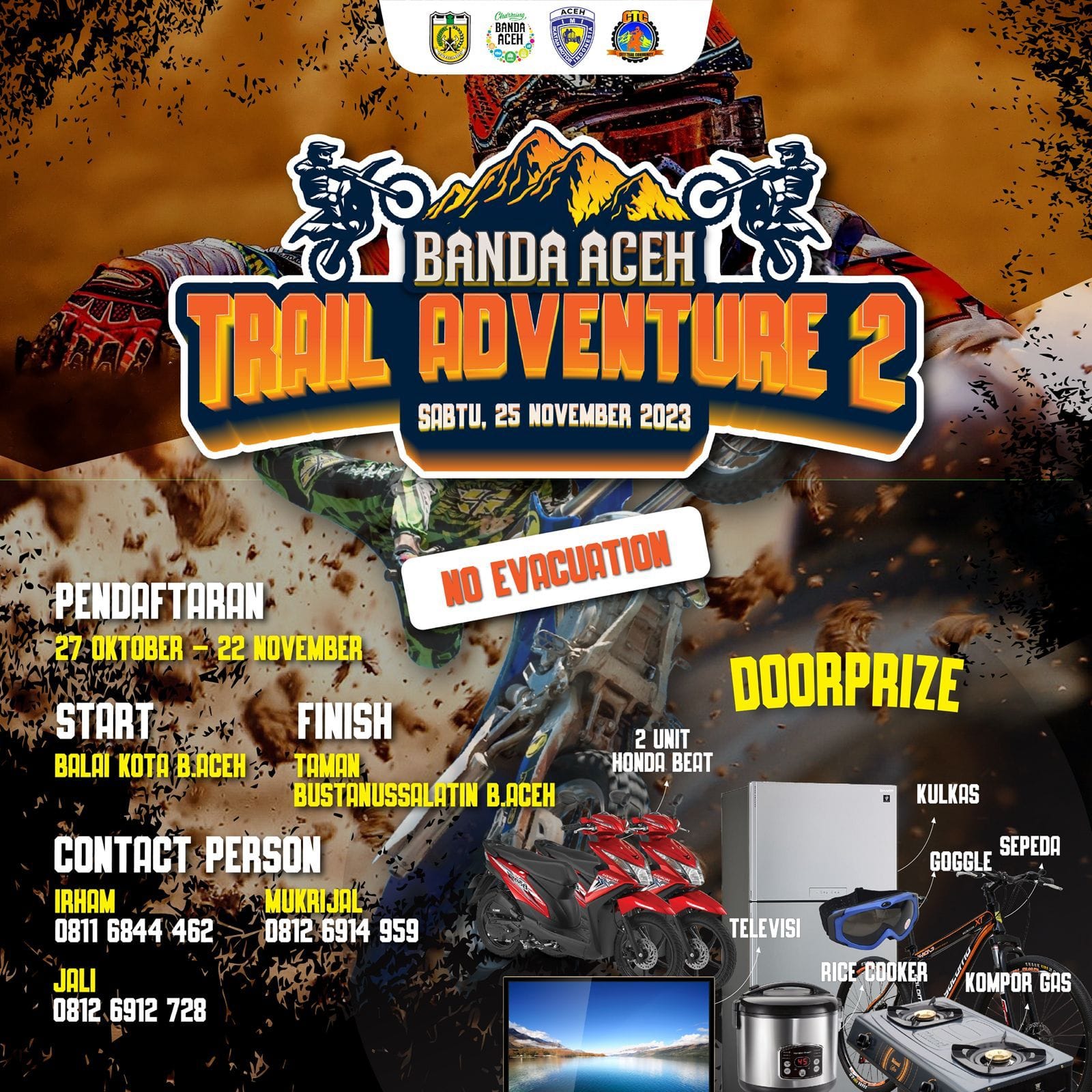 Dispar Akan Selenggarakan Banda Aceh Trail Adventure 2 