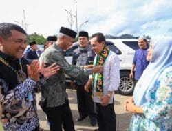 Didampingi Pj Wali Kota, Kafilah MTQ Banda Aceh Tiba di Simeulue