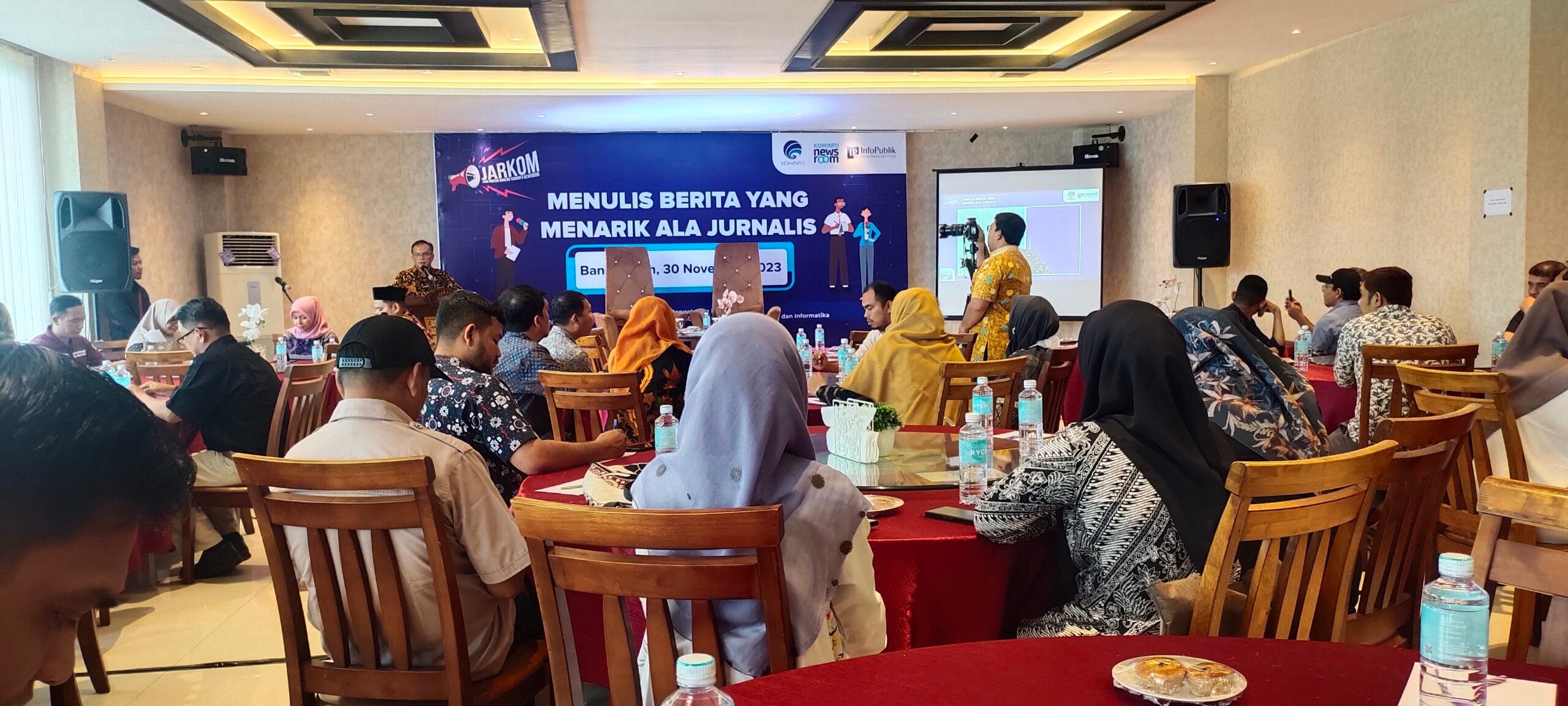 Jurnalis Diskominfotik Ikuti Pelatihan Jarkom Kominfo RI