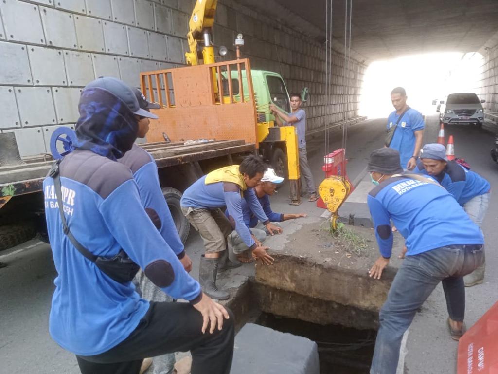 Dinas PUPR Lakukan Pemeliharaan Pompa di Underpass Beurawe