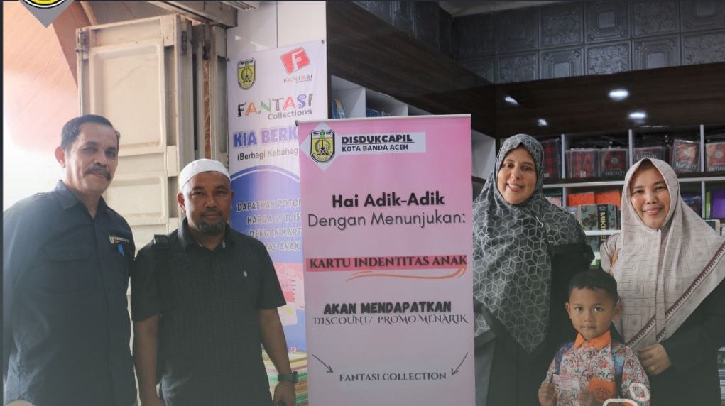 Miliki KIA, Anak di Banda Aceh Dapat Diskon Belanja