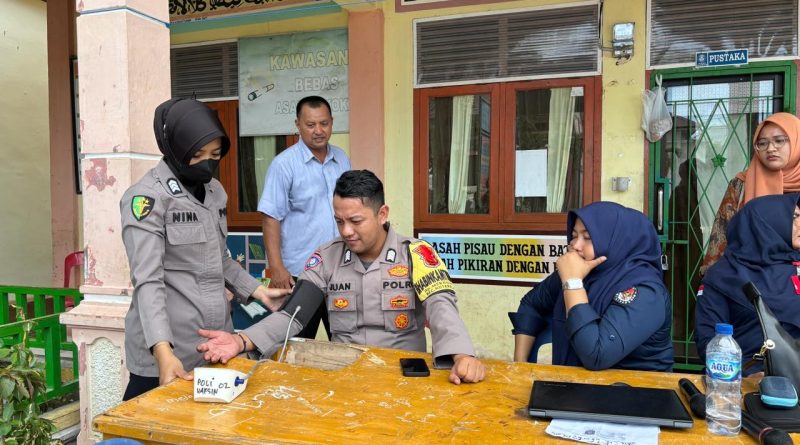 Jaga Kesehatan Personel di TPS, Sidokkes Polresta Banda Aceh Lakukan Pemeriksaan