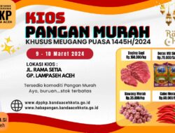 Meugang Puasa Ramadhan, Pemko Banda Aceh Buka Kios Pangan Murah