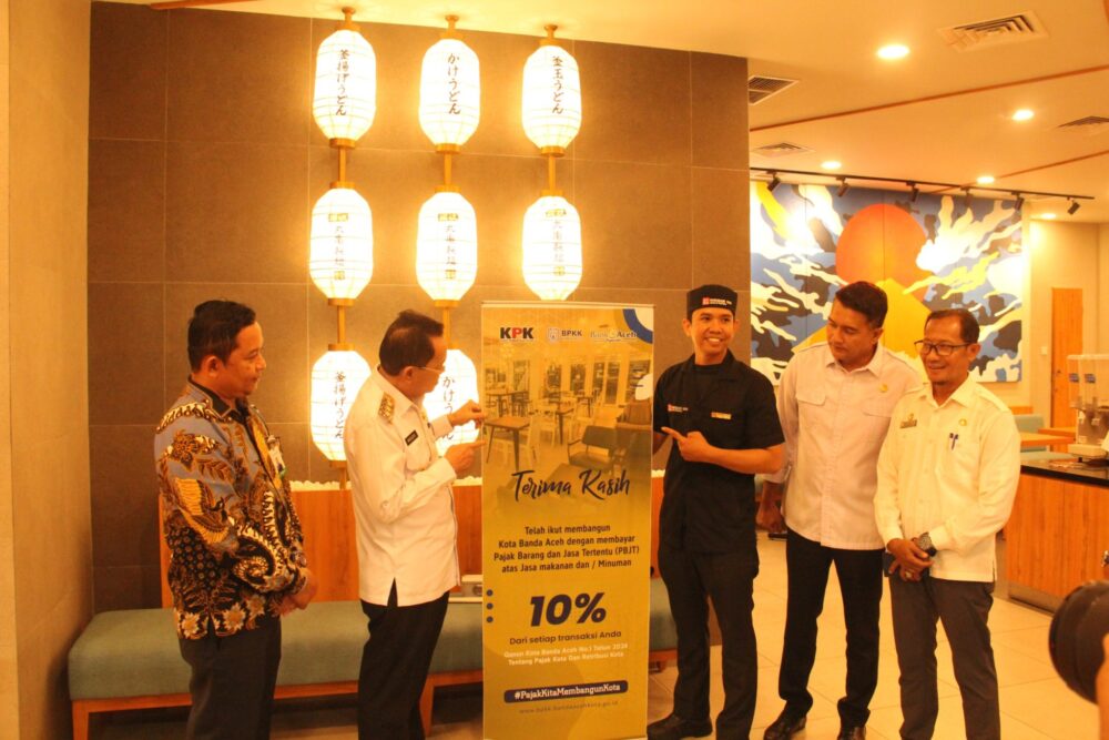 Pemko Banda Aceh Pasang Tapping Box di Suzuya Mall