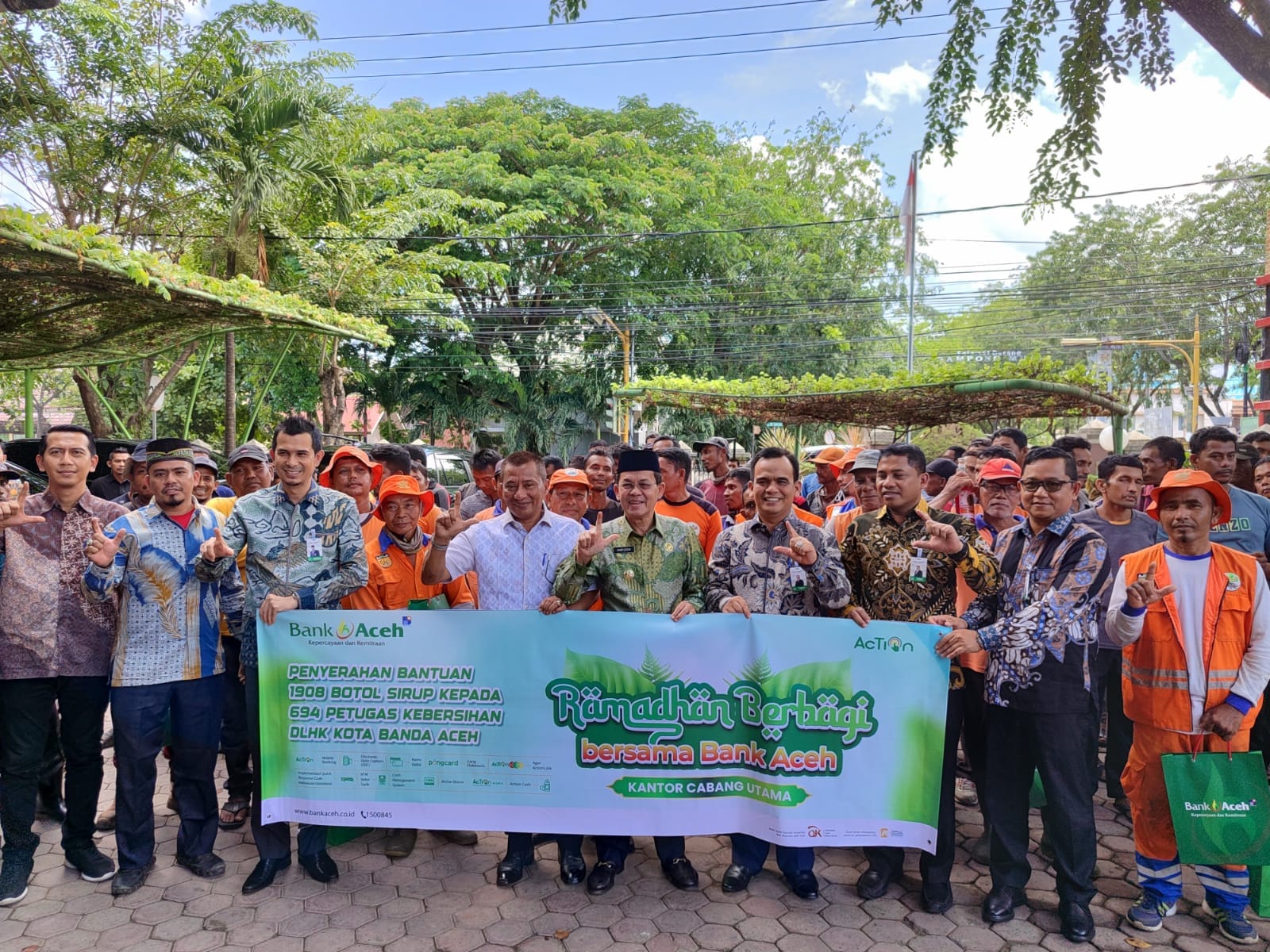 636 Pasukan Oranye Terima Paket Ramadhan