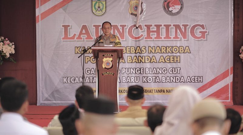 Delapan Kampung Bebas Narkoba Telah Di Launching, Salah Satunya Punge Blang Cut