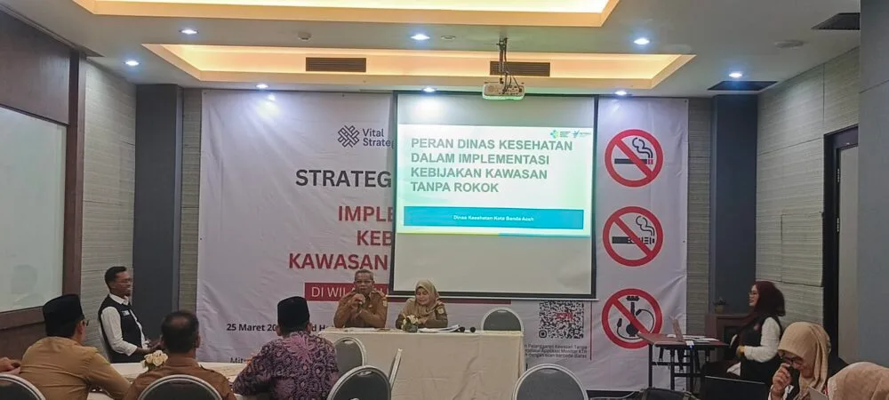 Dinkes Kota Banda Aceh bersama Aceh institute Implementasikan Kebijakan KTR
