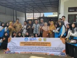 LPPM USK Darussalam Monev Kegiatan Profesor Berkarya di Peunyeurat