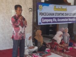 Camat Mustafa Apresiasi Gampong Pie Selenggarakan Sosialisasi Pencegahan Stunting