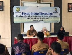 DPMG Kota Banda Aceh Gelar FGD Pembentukan BKAG di Kecamatan Baiturrahman