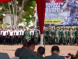 Ratusan Prajurit TNI dan Polri Bersihkan Sungai di Kota Banda Aceh