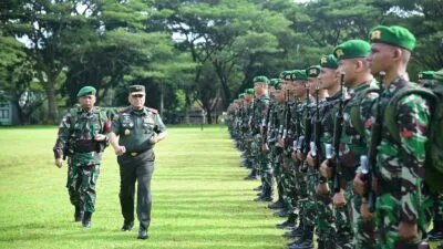 Pangdam IM Sambut Kepulangan Prajurit Satgas Pamwil Obvitnas PT. Freeport Indonesia Yonif 116/GS